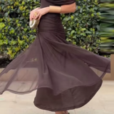 Lady™ - Elegantes Maxikleid für festliche Anlässe mit V-Ausschnitt