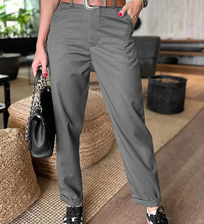 Sommerfeld | ELEGANTE, FIGURSCHMEICHELNDE HOSE MIT STREIFEN