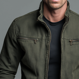 Sommerfeld | Vintage Baumwolljacke mit Reißverschluss