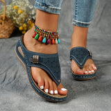 Élodie - Keil-Zehensandalen für Dame