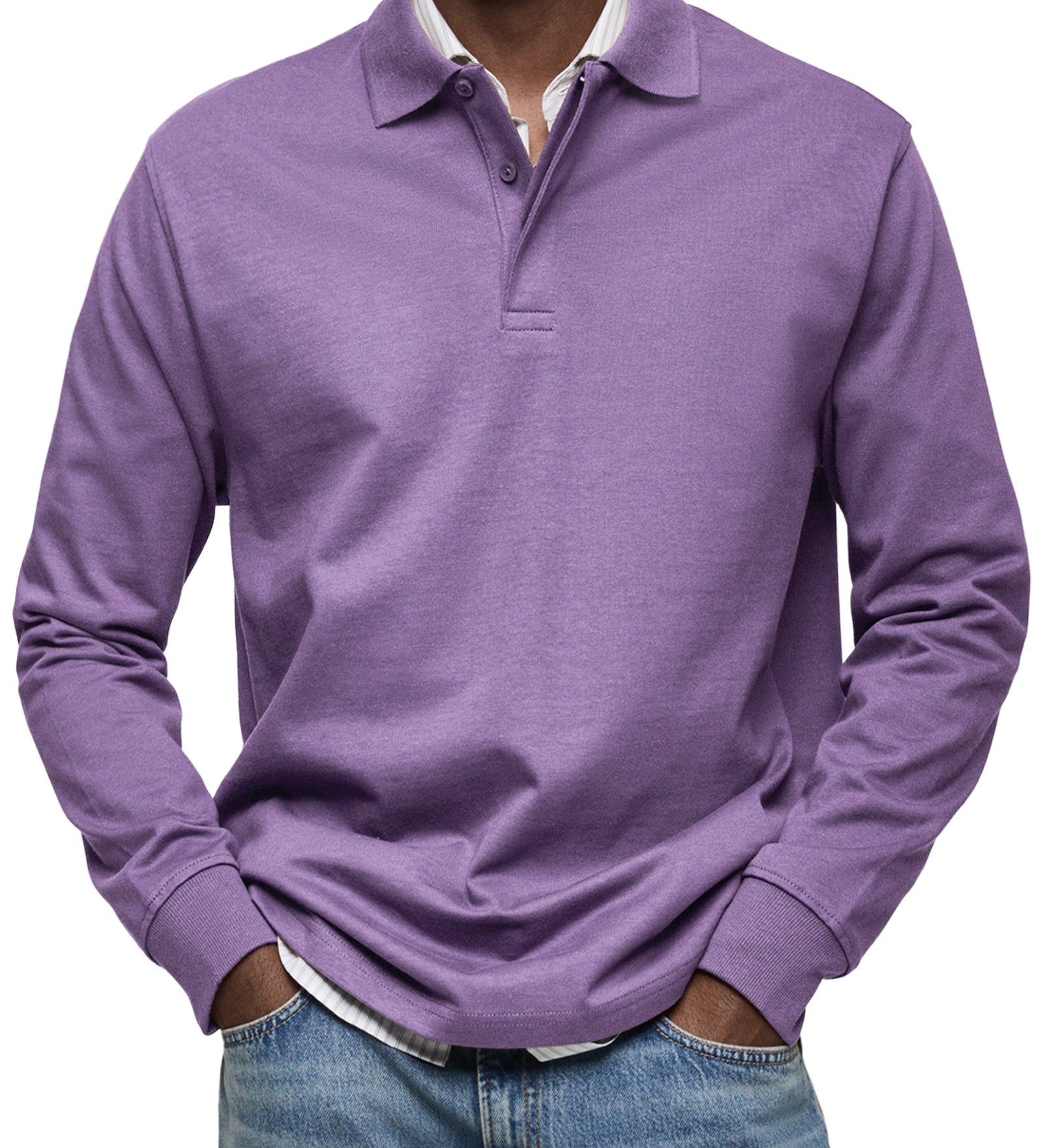 Sommerfeld | Langarm-Poloshirt für Herren (1 kaufen – 1 GRATIS dazu)