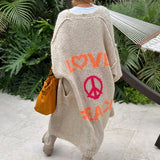 Sommerfeld | Liebe & Frieden - Long Sleeve Cardigan