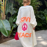 Sommerfeld | Liebe & Frieden - Long Sleeve Cardigan
