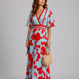Isabell | Maxikleid mit V-Ausschnitt
