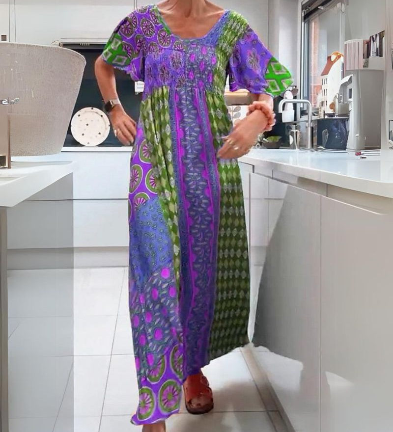 Ash™ - Buntes Bohemian-Kleid