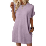 Ivay™ – Minimalistisches Sommerkleid mit Rundhalsausschnitt