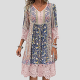 Orla™ – Boho-Chic Gemustertes Kleid
