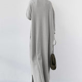 Serenya™ - Modisches Kleid mit langen Ärmeln und V-Ausschnitt