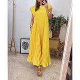 Petra™ – Zeitloses & Bequemes Plissiertes Kleid