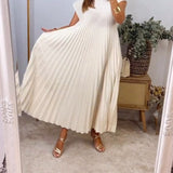 Petra™ – Zeitloses & Bequemes Plissiertes Kleid