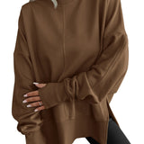 Lena™ |  Bequemes Oversized-Langarm-Sweatshirt