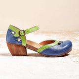 Laisy - Orthopädische Sandalen mit niedrigem Absatz