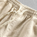 Hemd aus Leinen-Viskose-Mischung mit Knöpfen & Shorts aus Leinen-Baumwoll-Mischung mit Kordelzug