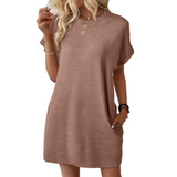 Ivay™ – Minimalistisches Sommerkleid mit Rundhalsausschnitt