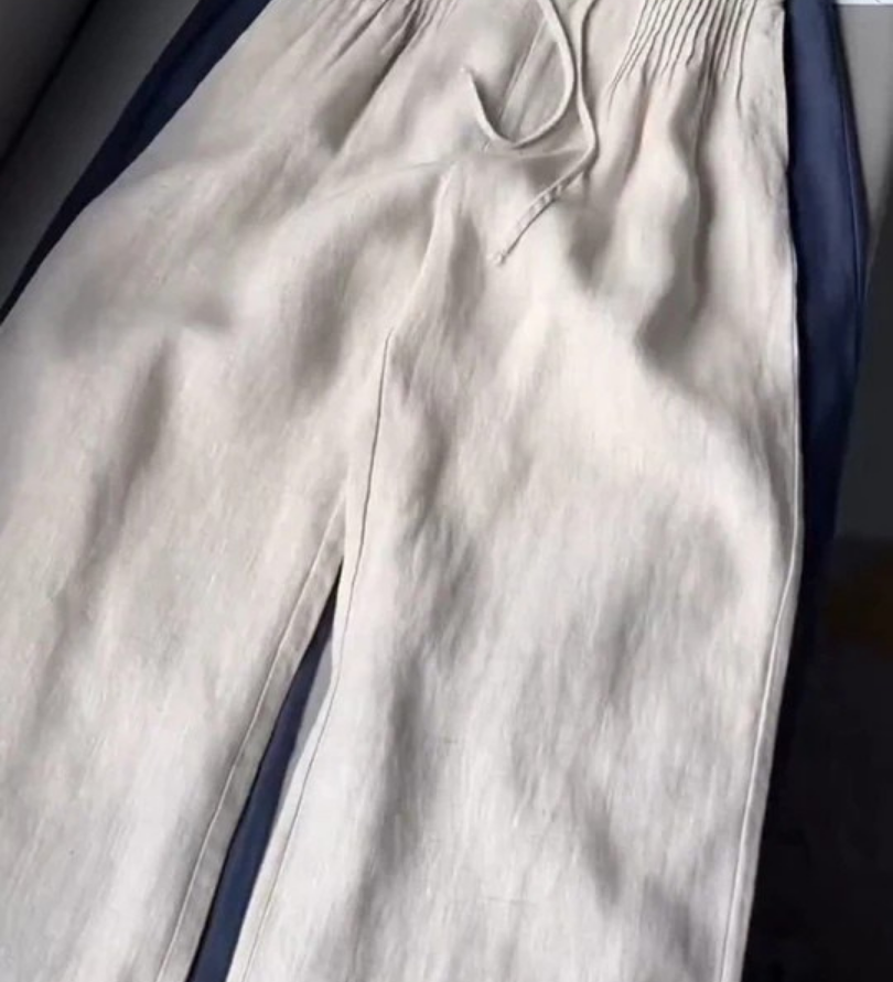 Sommerfeld | Weite Leinenhose für Damen (1 Kaufen, 1 GRATIS dazu)
