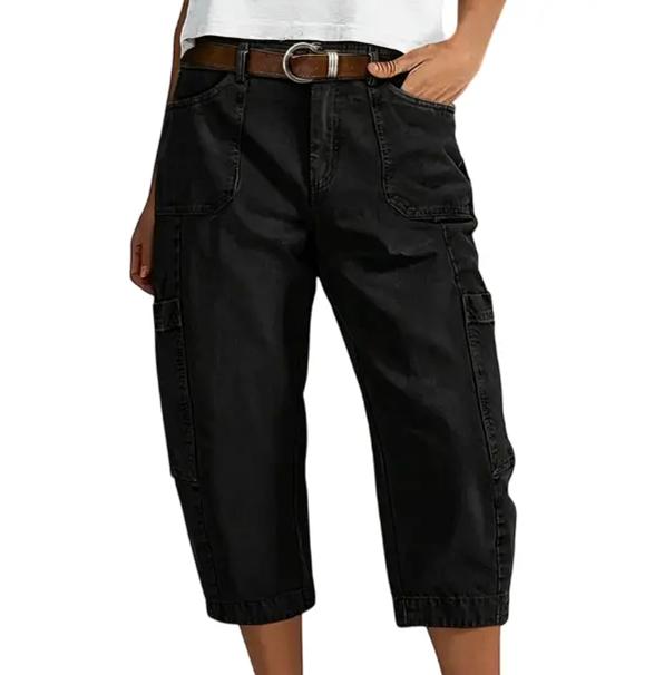 Sommerfeld | Cargo-Caprihose aus Denim (1 kaufen, 1 GRATIS dazu)