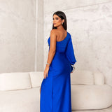 Dorie™ - Asymmetrisches Kleid mit Langem Schlitz
