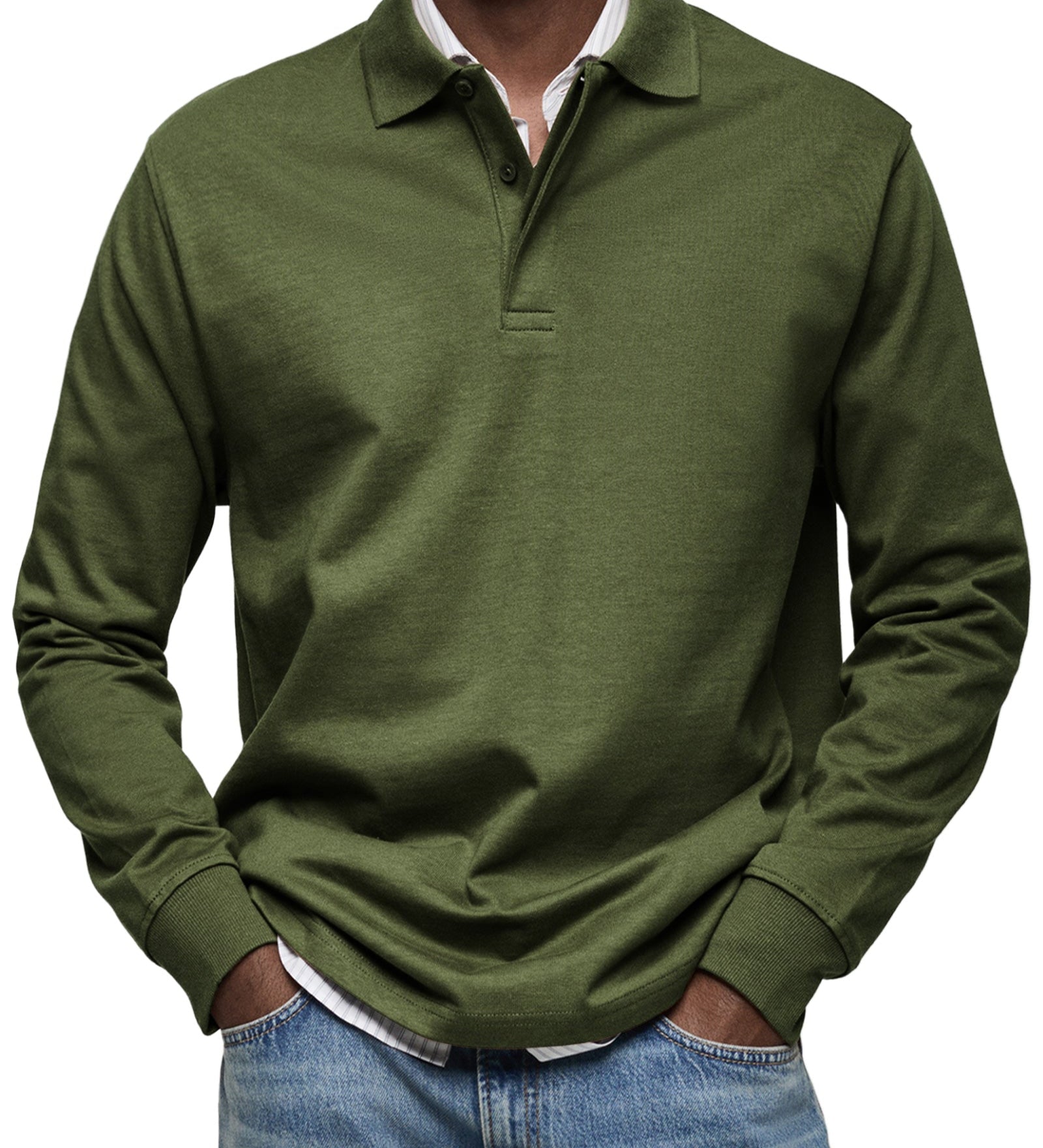 Sommerfeld | Langarm-Poloshirt für Herren (1 kaufen – 1 GRATIS dazu)