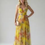 Charlotte | Weiches Wickel-Maxikleid