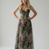 Charlotte | Weiches Wickel-Maxikleid