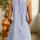 Lona™ – Ärmelloses A-Linien-Kleid mit Knopfdetail