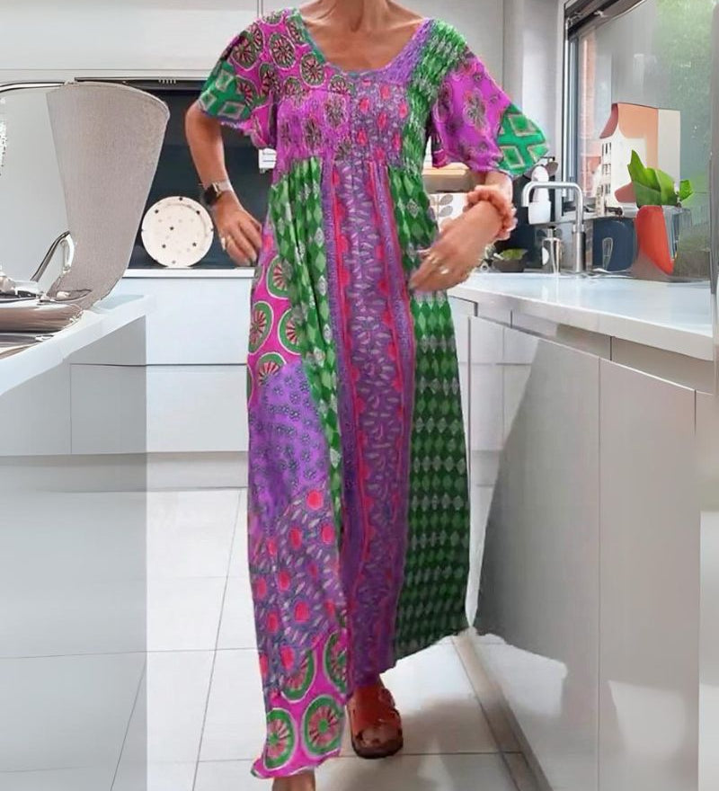 Ash™ - Buntes Bohemian-Kleid