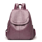 Eda | Anti-Diebstahl-Rucksack aus Leder