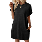 Ivay™ – Minimalistisches Sommerkleid mit Rundhalsausschnitt