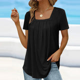 Nami | Fließende Bluse mit Karree-Ausschnitt