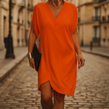 Ophelia™ – Elegantes Wickelkleid mit V-Ausschnitt