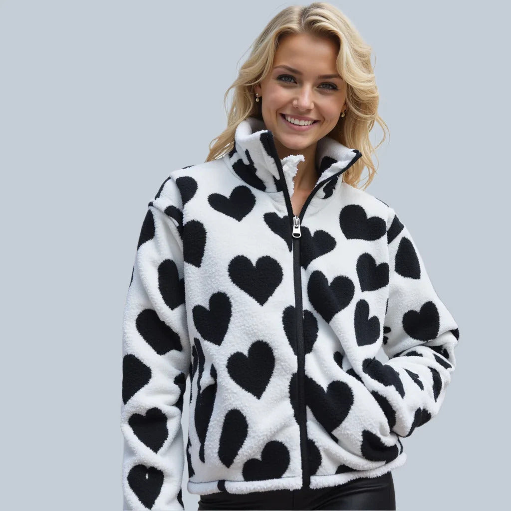 Sommerfeld™ | Wendbare Jacke mit Herzchen