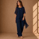 Sommerfeld | Zweiteiliges Set mit mehrlagigem Oberteil und Hose