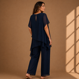 Sommerfeld | Zweiteiliges Set mit mehrlagigem Oberteil und Hose