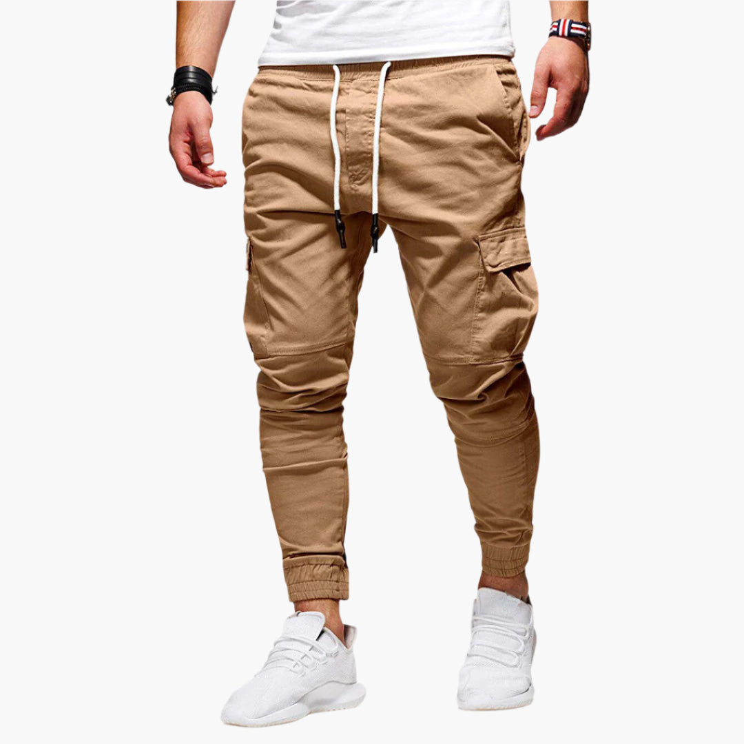Sommerfeld™ | Herren Cargo Jogginghose – Moderne Streetwear Freizeithose mit Taschen und Elastikbund, Outdoor & Alltag