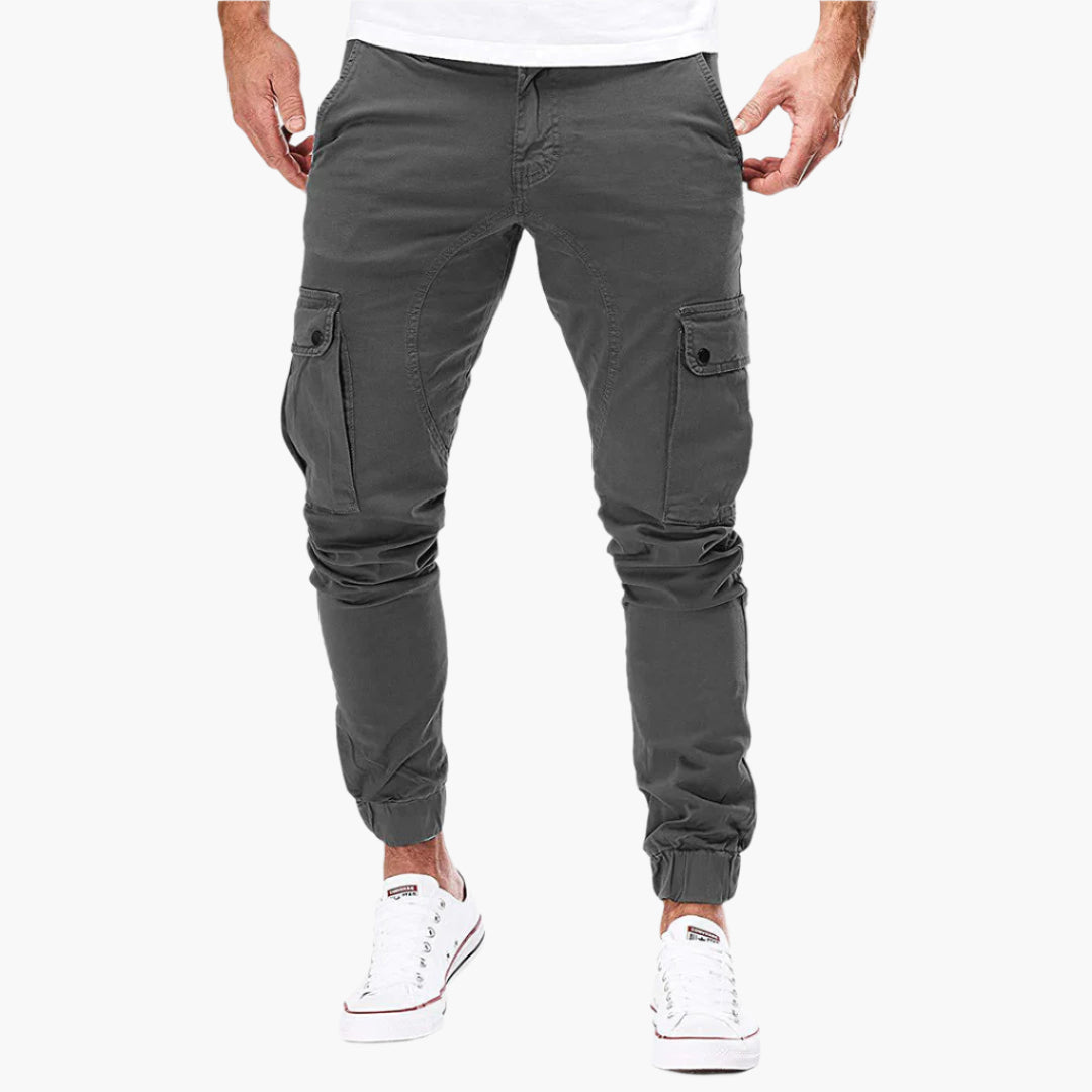 Sommerfeld™ | Herren Cargo Jogginghose – Moderne Streetwear Freizeithose mit Taschen und Elastikbund, Outdoor & Alltag