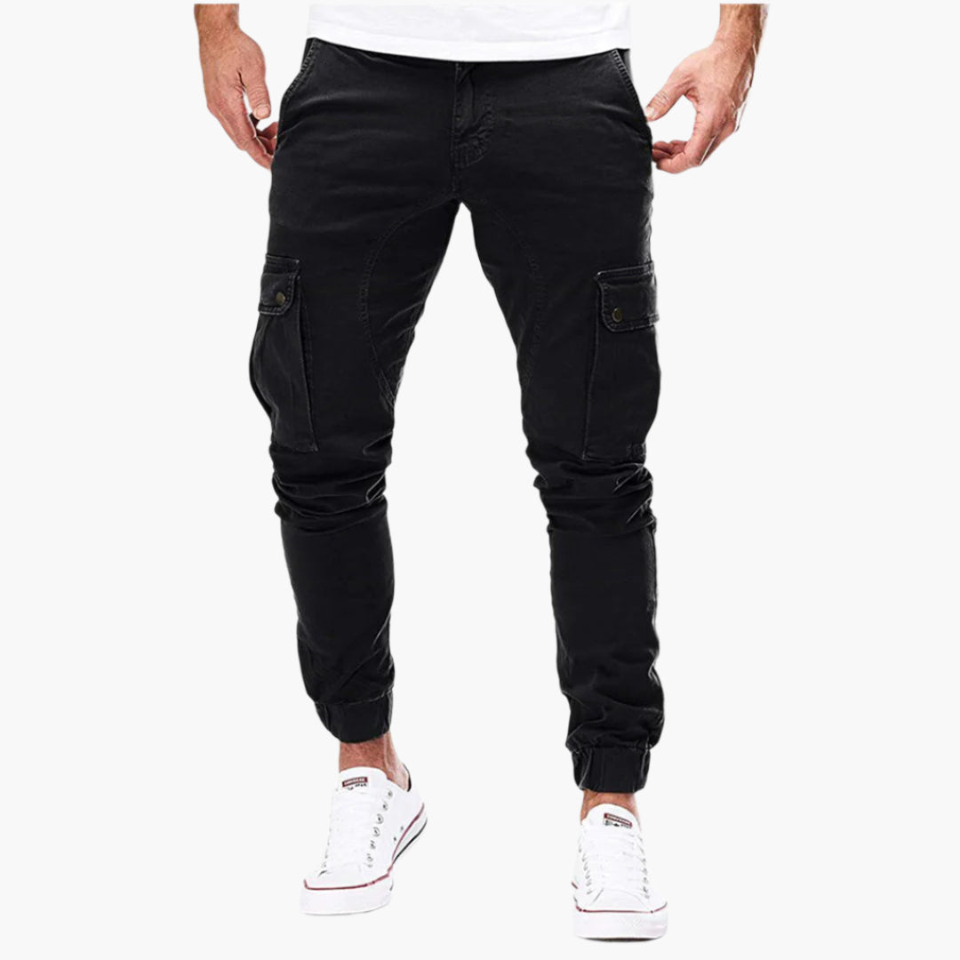 Sommerfeld™ | Herren Cargo Jogginghose – Moderne Streetwear Freizeithose mit Taschen und Elastikbund, Outdoor & Alltag