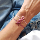 Armband aus Perlenband | Brustkrebs unterstützen – 1+1 gratis