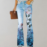Sommerfeld | Jeans mit hoher Taille und Schlag