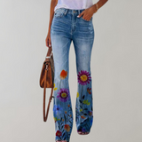 Sommerfeld | Jeans mit hoher Taille und Schlag