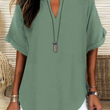 Sommerfeld | Locker sitzende Bluse mit V-Ausschnitt (2 Kaufen, 1 GRATIS dazu)