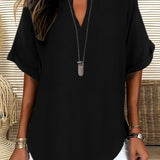 Sommerfeld | Locker sitzende Bluse mit V-Ausschnitt (2 Kaufen, 1 GRATIS dazu)