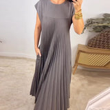 Petra™ – Zeitloses & Bequemes Plissiertes Kleid