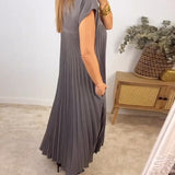 Petra™ – Zeitloses & Bequemes Plissiertes Kleid