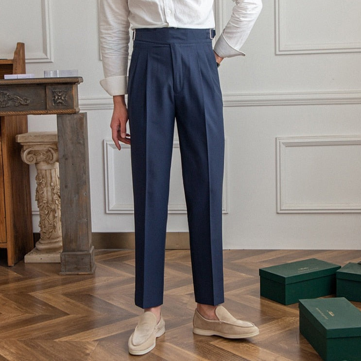 Sommerfeld™ | Ellis - Klassische Hose Mit Hoher Taille Und Schnallenverschluss Für Herren