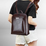 Klassischer Rucksack mit Doppelreißverschluss - elegantes Design