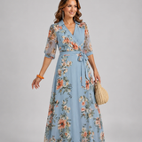 Lena | Maxikleid mit Blumenmuster