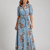 Lena | Maxikleid mit Blumenmuster