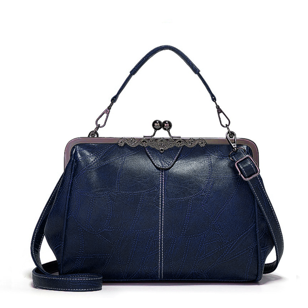 Vintage Kuss-Schloss Handtasche