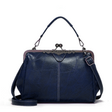 Vintage Kuss-Schloss Handtasche