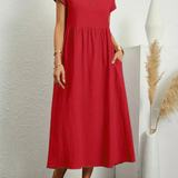 Anna™ – Entspanntes & Stylishes Midikleid